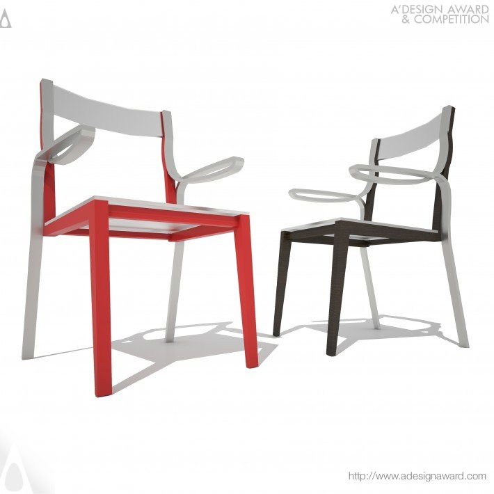 Loop-сhair Chair by Viktor Kovtun