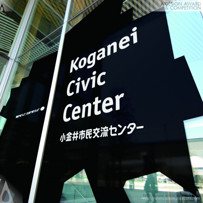 Kei Miyazaki - &quot;the Koganei&quot; Koganei Civic Center Environmental Graphic Design