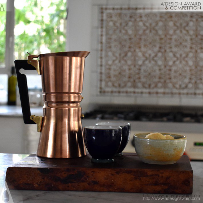 Multi Cultural Moka Pot Coffee Maker by Amit Naor