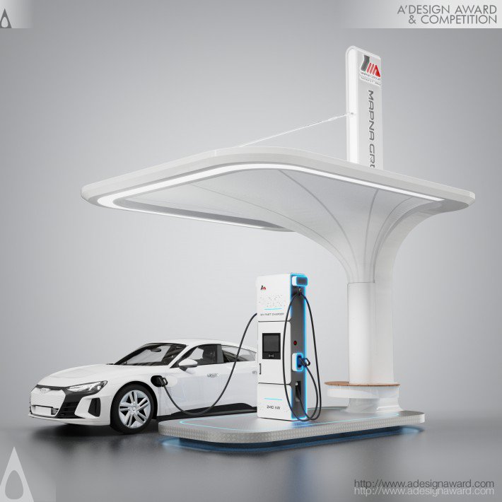 Ev Charge Pro Electric Car Dispenser Charger by Javid Afshari