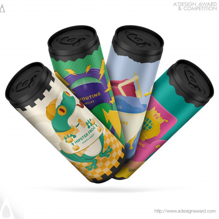 Zona Mosto Labels For Beer Cans by Emanuele Grittini