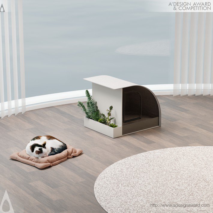 Ocean View Cat Litter Box by Ziel Home Furnishing Technology Co., Ltd