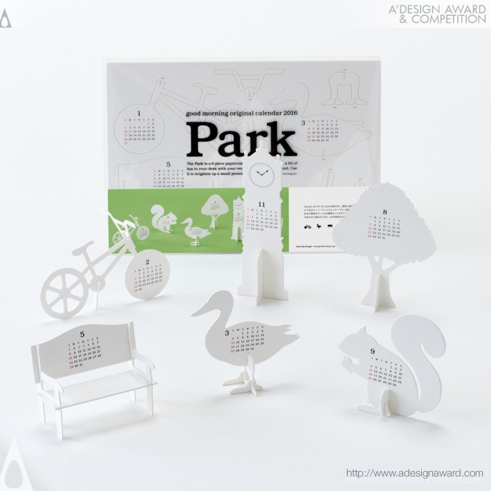 Katsumi Tamura - Calendar 2016 “park” Calendar