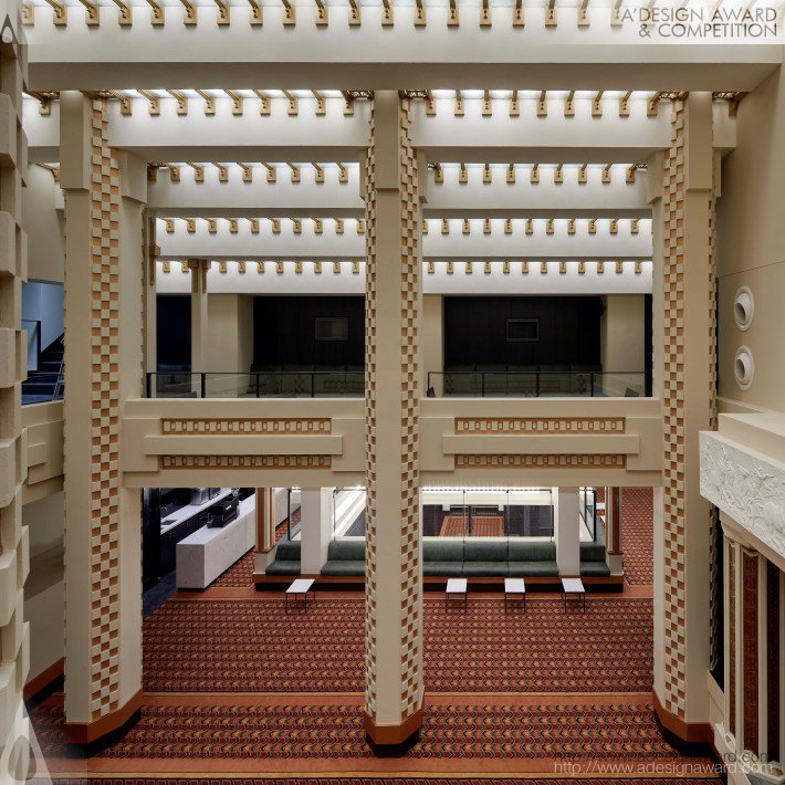 Rmit Capitol Theatre Banquette Seating by Peter Rattle for CUS (Vic) Pty Ltd