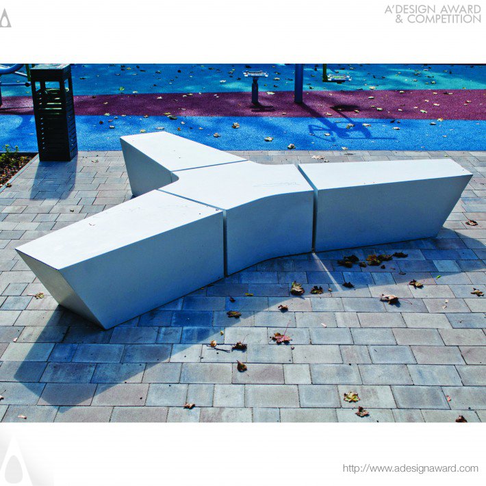 Croma Bench System by VPI Concrete Design &amp; Manufacture