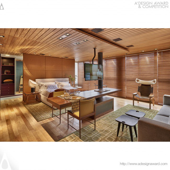 Bossa Nova Residential Apartment by David Guerra