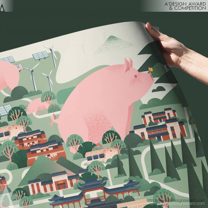 Xiaoshanxiang Pig Brand Design by Beijing Jiaotong University