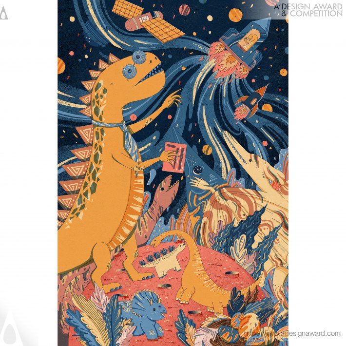 Lunar Dinosaur Fantasy World Self Promotion by Zhiwen Tang