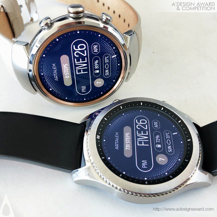 Pan Yong - The English Numbers Smartwatch Watch Face