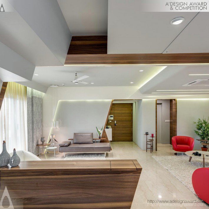 Sanjay Newaskar Designs LLP - Space Edge Pent House Interior Design