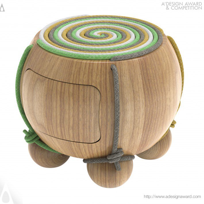 Karamba Stool by Vasil Velchev