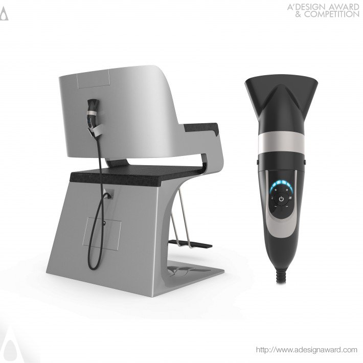 Ergonomic Salon Hair Dryer by Mojtaba Hosseini