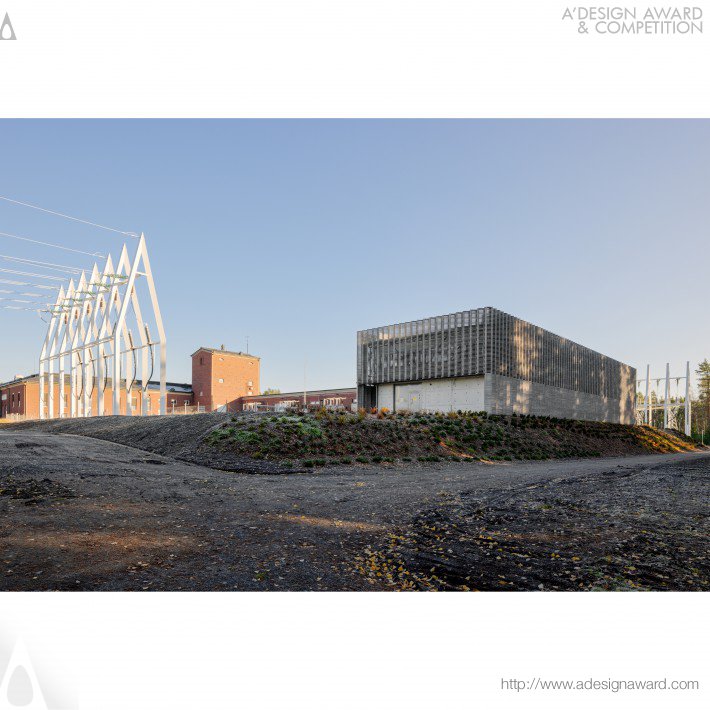 Imatra Gis Electricity Substation by Tuomas Kivinen