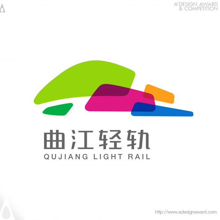 Qujiang Light Rail Brand Design by Yong Huang