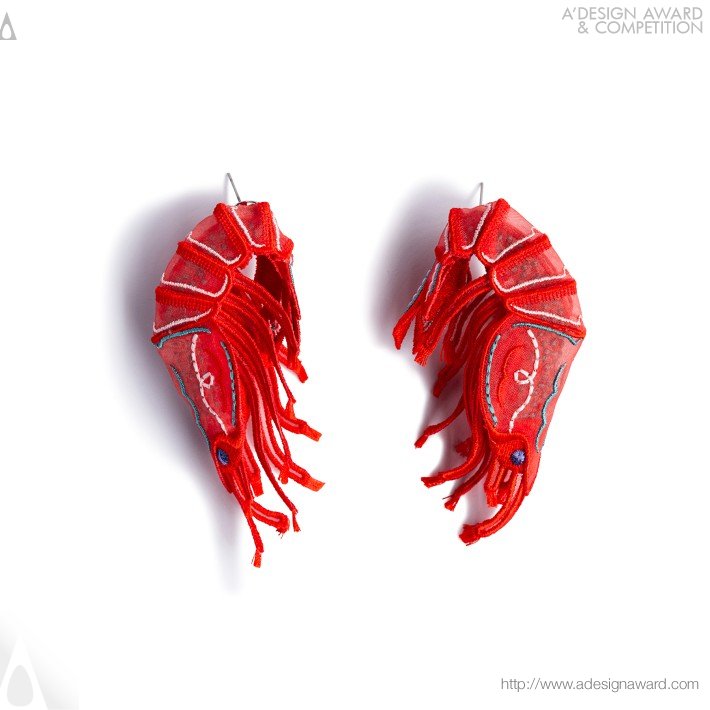 Earrings by Nana Watanabe