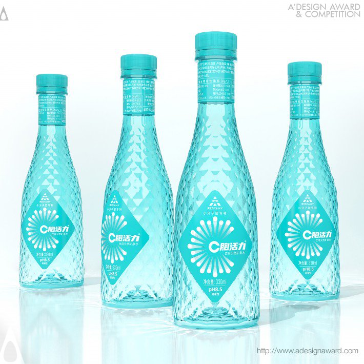 C Cell Vitality Mineral Water Packaging by TIGER PAN