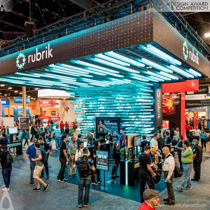 Led Canopy Vmworld Us Booth by ASTOUND Group