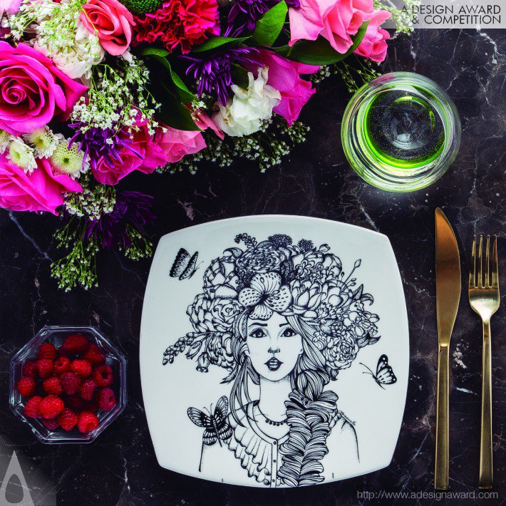 Marianela Salinas Jaimes - Muse Decorative Plate