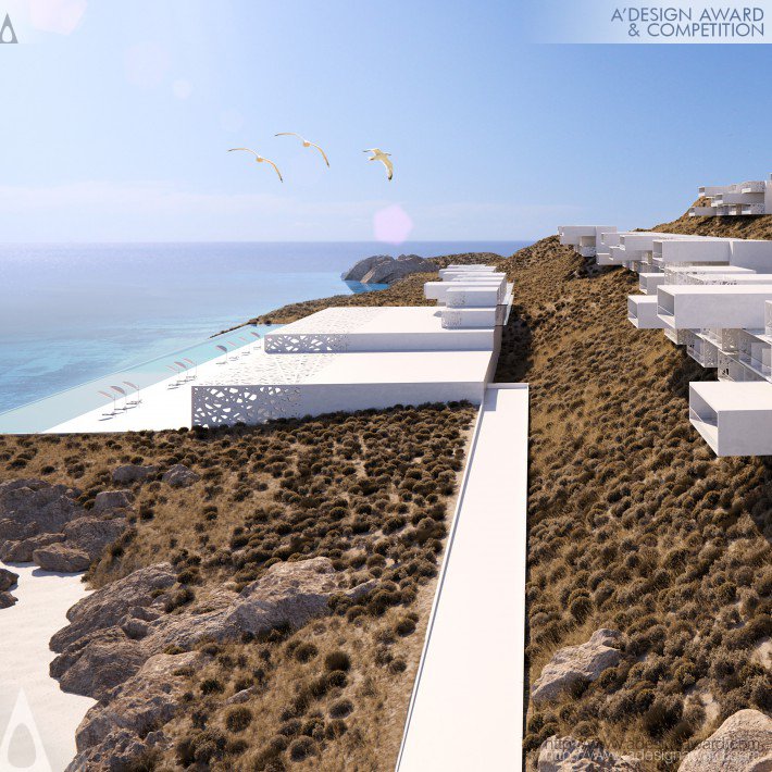 Mykonos White Boxes Resort Tourist Complex by POTIROPOULOS and PARTNERS