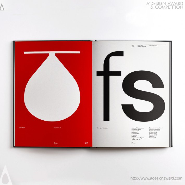 Paul Robb - Faffin Font Family Type Design and Specimen