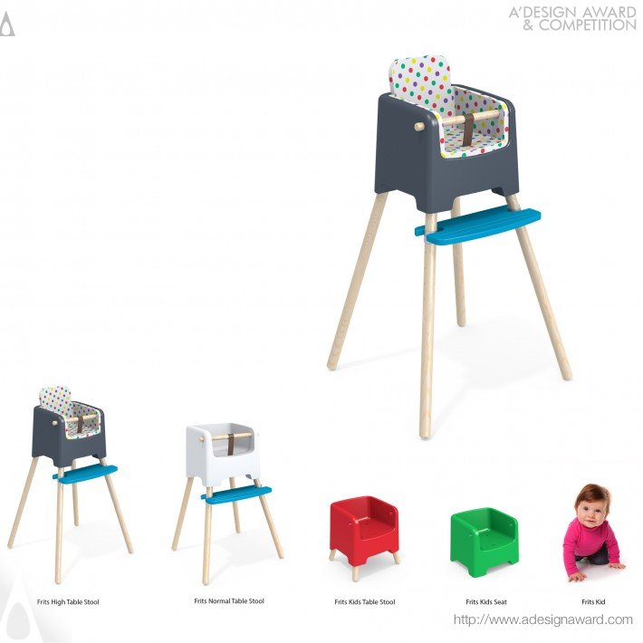 Fr!tsforkids Kids Stool by Gbo Design