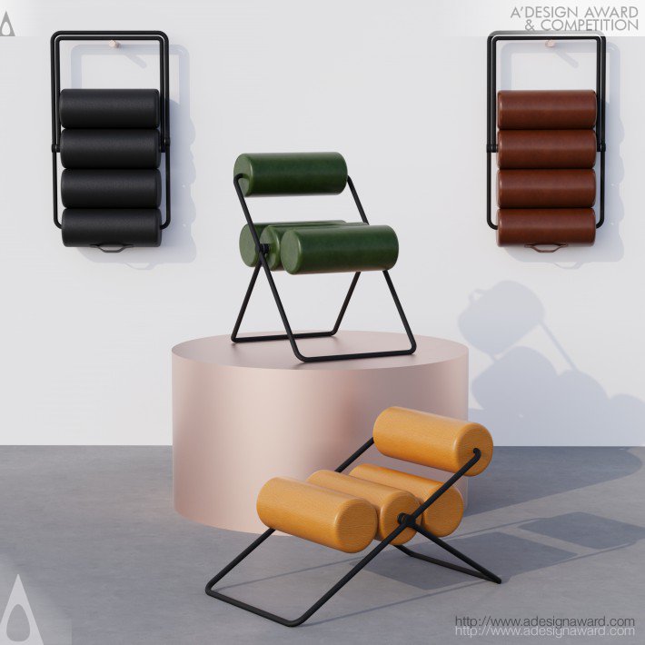 Dango Multifunctional Folding Chair by Nora Voon