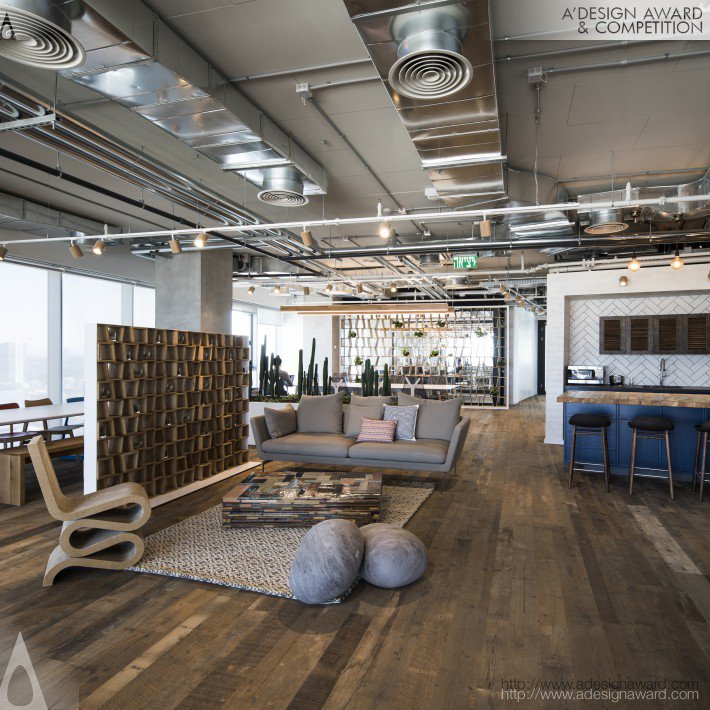 Visa Tlv Office Space Interior Design by SHIRLI ZAMIR DESIGN STUDIO