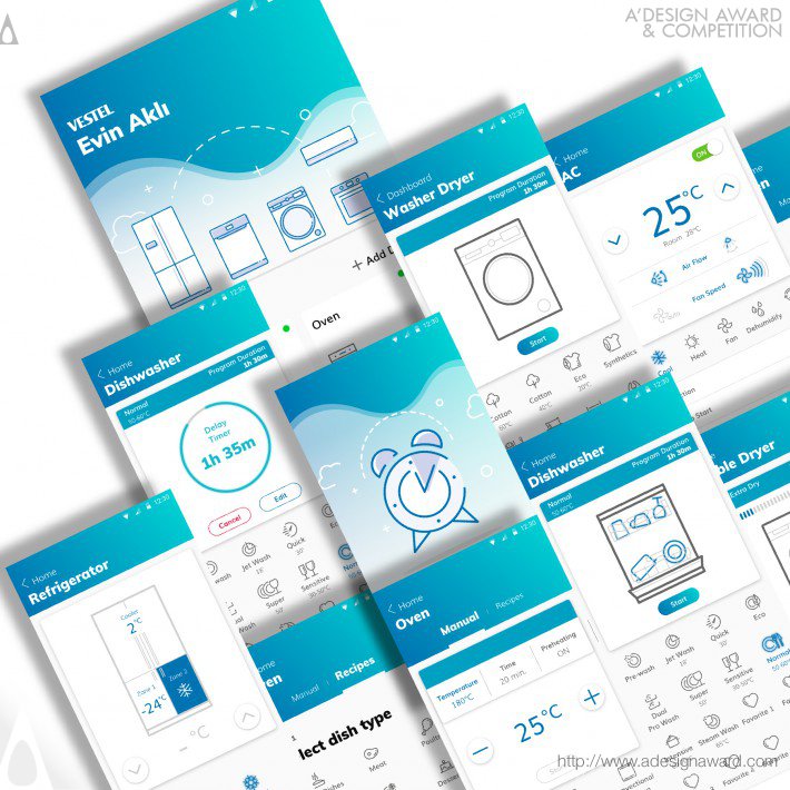 Smart Home Mobile Application by Vestel UX/UI Design Group