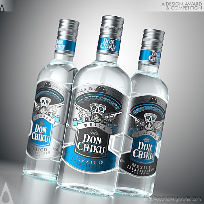 Don Chiku Tequila Packaging Design by Valerii Sumilov
