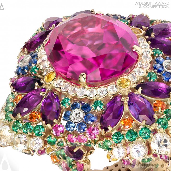 Tatyana Raksha - The Great Goddess Isida Diamond Ring