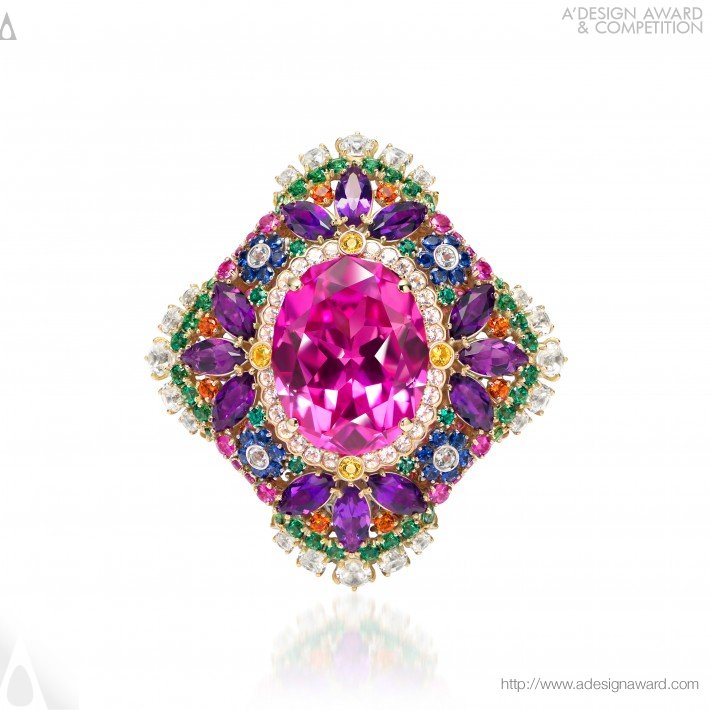 The Great Goddess Isida Diamond Ring by Tatyana Raksha