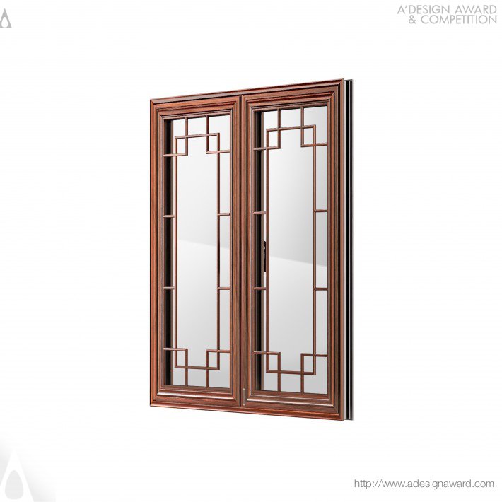 Antique Chinesestyle Alloy Window by Jinpeng Energy Saving Technology