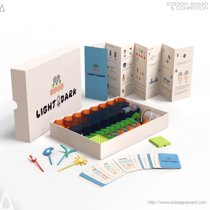 Lan Zhou and  Xinlu Yang - Light or Dark Board Game