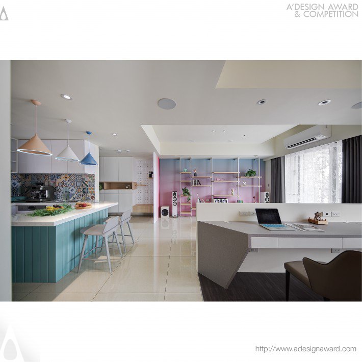 Multicolor Sky Interior Design by Yi-Lun Hsu