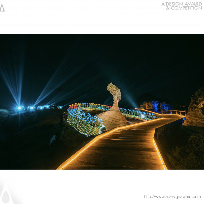 Light of Rocks in Yehliu Show by Client / Tourism Bureau MOTC.