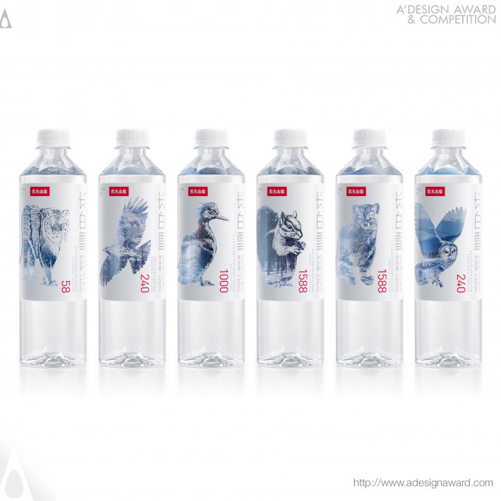 Changbai Snow Packaging For Mineral Water by 37°Design