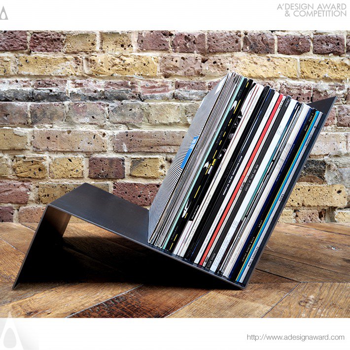 Vrh12 Vinyl Record Holder by Povilas Jurevicius