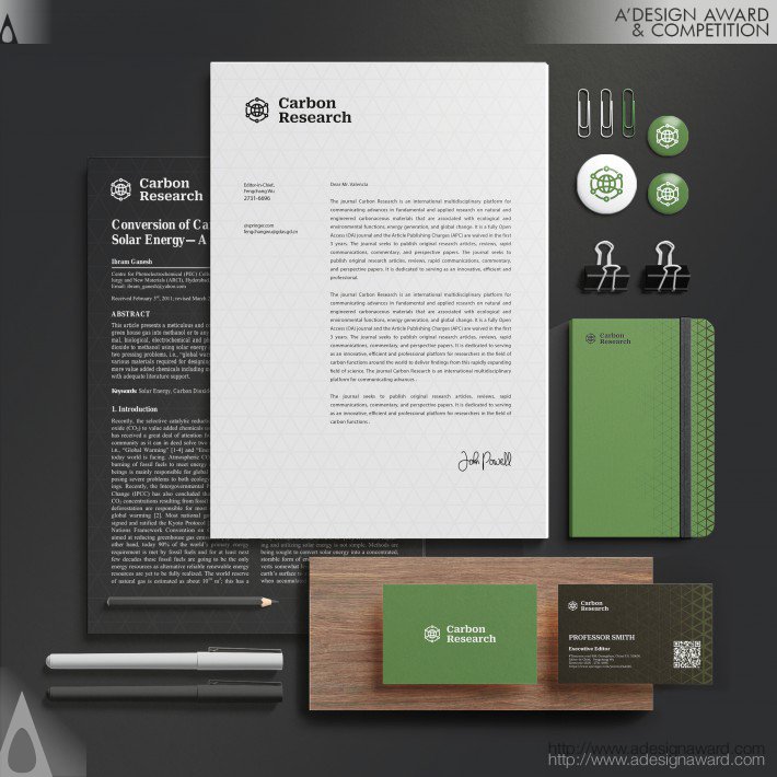 Carbon Research Brand Design by sxdesign