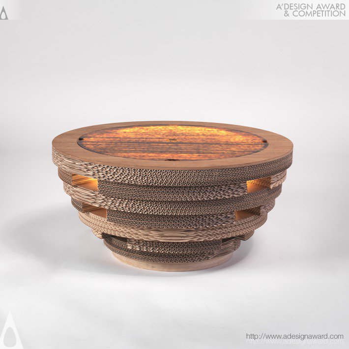 Tappo With Anti-Bacterial Filter Ecosustainable Multi-Functional Table by Giorgio Caporaso