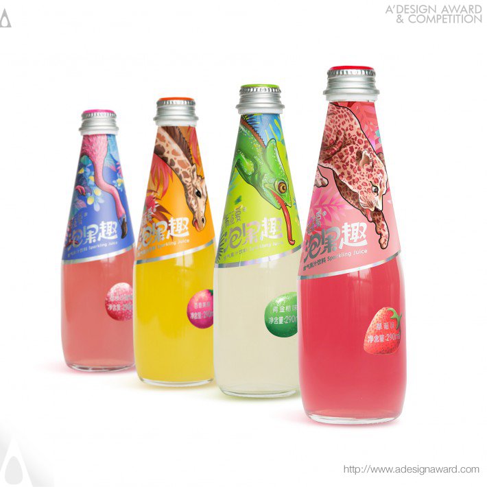 Mao Ming - Sparkling Juice Beverage Packaging