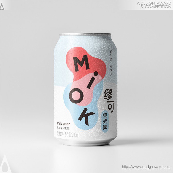 Iris Fan - Miok Milk Beer Packaging