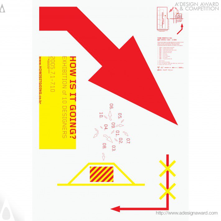 How Is It Going? Exhibition Identity by Daeki Shim, Hyojun Shim