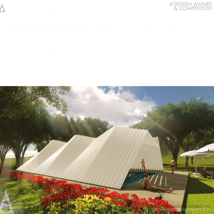 Payam Fahemi &amp; Samira Kharazan - Sunshade-Deck Canopy Flexible  Structure