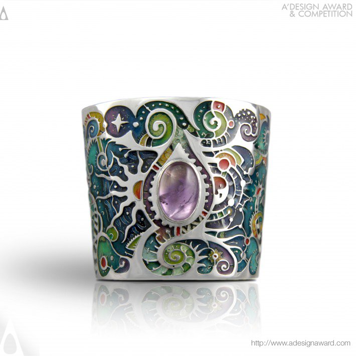 Mad Hatter Cuff by Liz Sabol