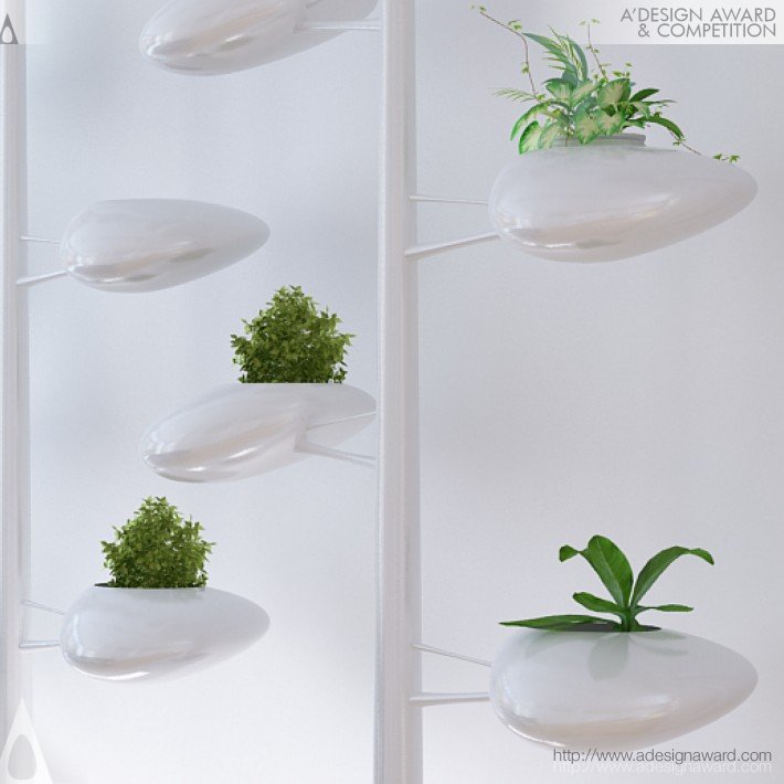 Self-Sustaining Vertical Garden by Danielle Trofe