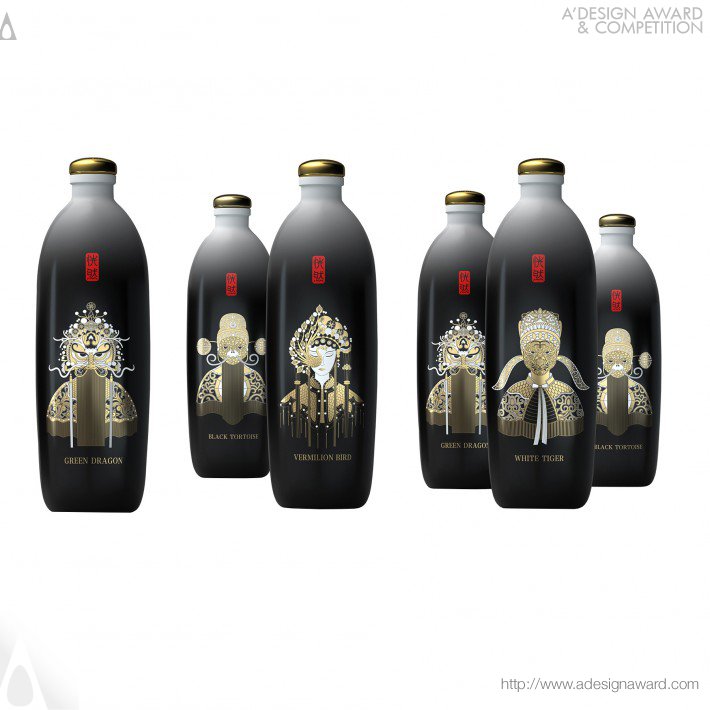 Lynn Tsang - Huangran Patron Saint Wine Packaging