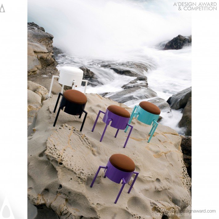 Barbecue Stool by Ginevra Grilz