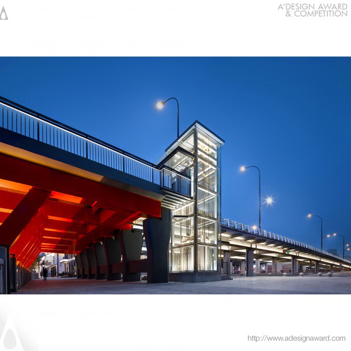 Longfang Bridge by Lighting Design Institute of Wenzhou Design Assembly Company Ltd