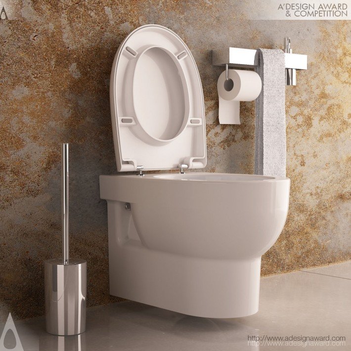 Bplus Wall-Hung Wc With Clearim System by Isvea Eurasia