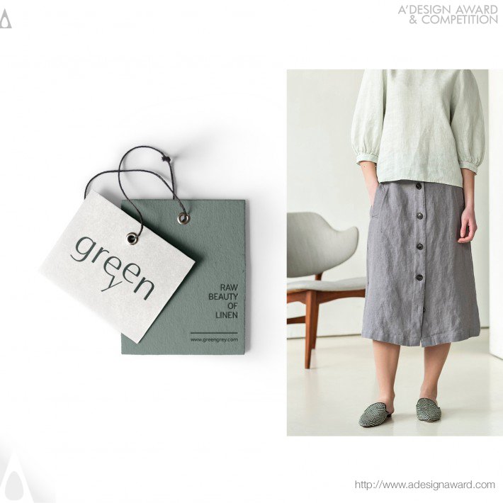 Salvita Bingelyte - Green Grey Fashion Brand Identity